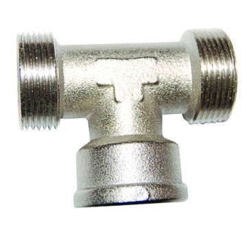 Alupex tee 24mm-1/2" muffe