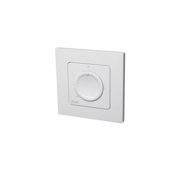 Danfoss Icon fortrådet 230V rumtermostat med drejeknap 80x80mm