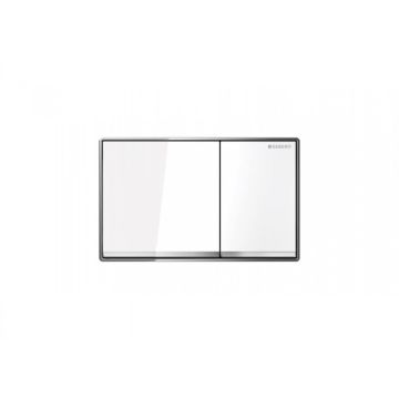 Geberit Omega60 Betjeningsplade hvid glas 115.081.si.1