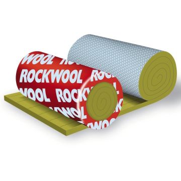 Rockwool 20mm lamelmåtte m/alufolie 10 meter