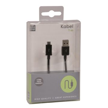 Micro USB kabel 1 meter