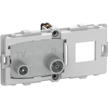 LK Fuga antenne/dataudtag 2 modul TV, R og RJ45 sløjfedåse TD304