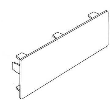 Rehau LE Endestykke 60x110mm Hvid