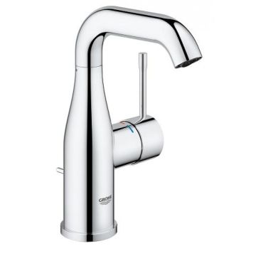 Grohe Essence M-Size håndvaskarmatur buet tud