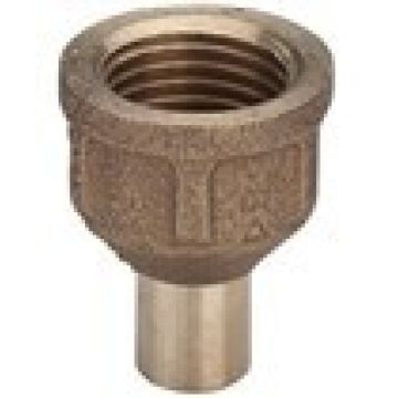 Loddeovergang 22 mm nippel -  3/4" muffe