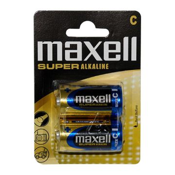 Maxell Batteri C LR14 - Pakke med 2 stk.