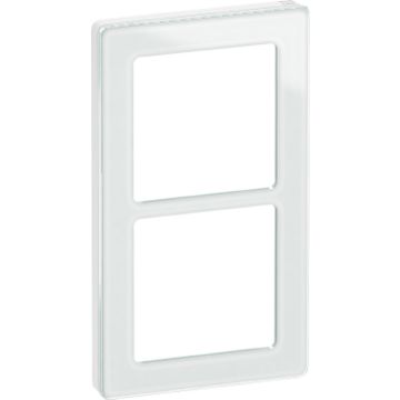 Fuga pure glas designramme 2 x 1 modul